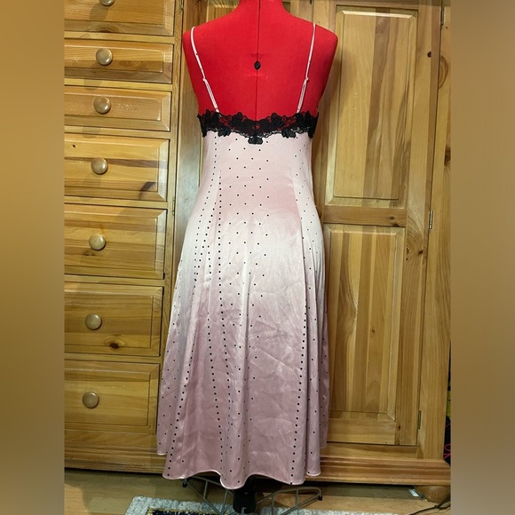 Victoria’s Secret Floral Embroidered Trim Midi Slip Dress - Picture 5 of 13